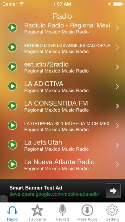 Regional Mexican Music Radio Recorder