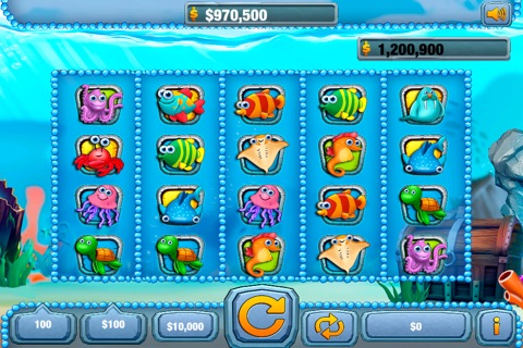 Ocean Sea Slots - Free Ocean Animals Slot Machine Casino Game screenshot 3
