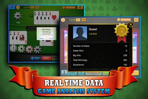 Blackjack 21 Saga - Play the Simple and Easy to Win Casino Card Game for FREE ! screenshot 3