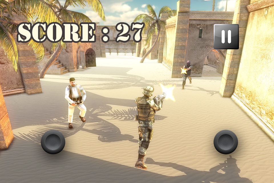 Army Gun Battle - Desert War Free screenshot 4