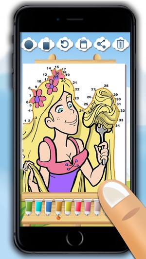 Rapunzel - fun princess mini games for girls(圖5)-速報App