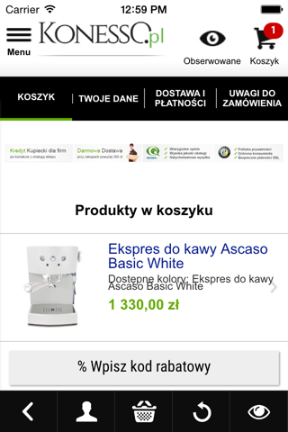 Sklep KONESSO.pl screenshot 4