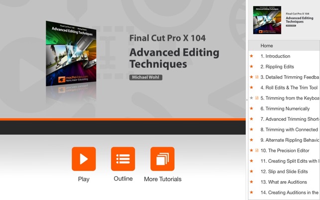 Course For Final Cut Pro X 104 - Advanced Editing Techniques(圖5)-速報App