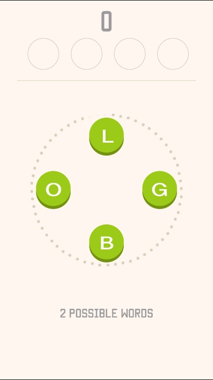 1 Word 4 Letters - Endless Smart Puzzle Game With Limit Time