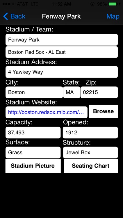 Pro Baseball Teams Ballparks Stadiums screenshot-3