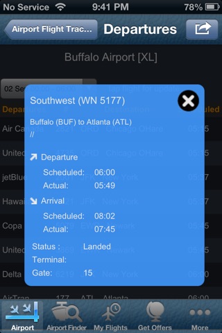 Buffalo Airport Info + Radar screenshot 3