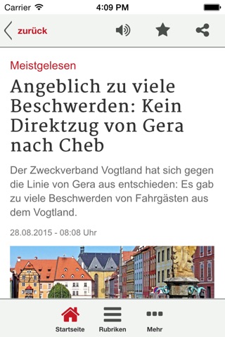 Ostthüringer Zeitung News screenshot 2