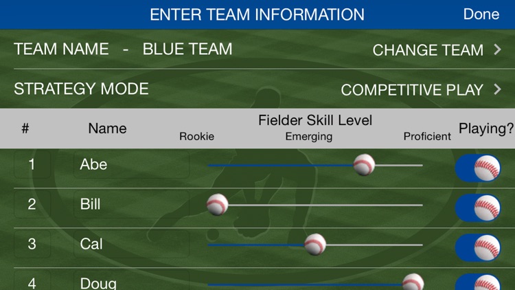 Play Ball Lineup - Youth Baseball and Softball Lineup Maker