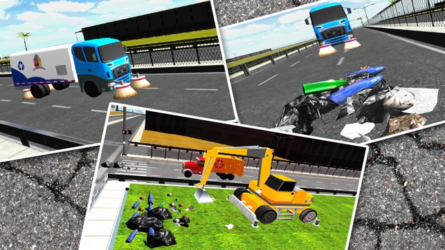 City Garbage Truck Simulator 3D – Drive trash vehicle & digg(圖1)-速報App