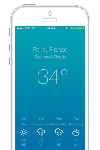 Weather 7° screenshot 2