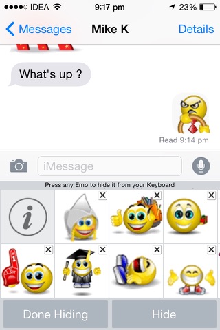 Emoji Hide Keyboard screenshot 4
