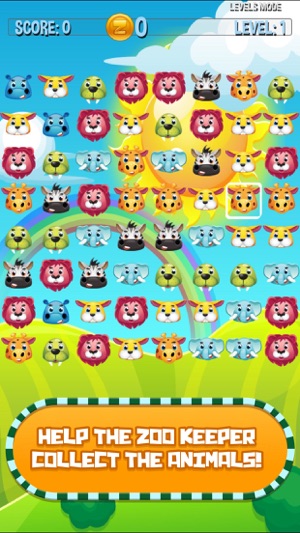 Tap Animal Zoo Rescue for Kids! Jolly Bubble Crush Matching (圖2)-速報App