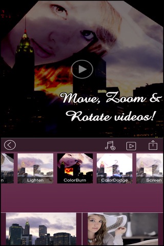 VideoBlend Pro : Blend or overlay videos to make beautiful video effects screenshot 2