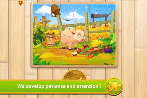 Farm Animals - Cute Puzzles screenshot 4