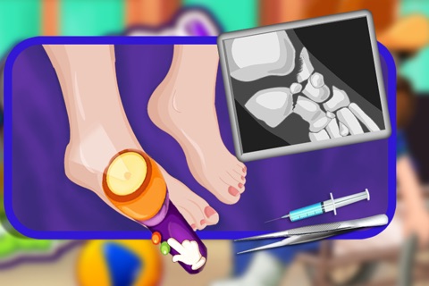 Little Ankle Doctor – Amateur Surgeon Game for Foot Surgery screenshot 4