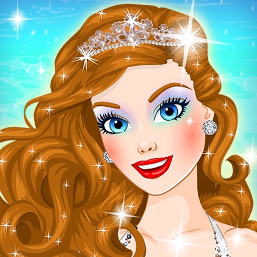Принцесса русалочка - макияж для девочки. Детские игры для девочек и детей.