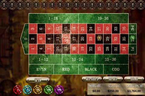 Mega Jackpot Chips Roulette - best Las Vegas gambling lottery machine screenshot 3