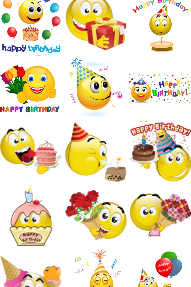 Birthday Emojis screenshot 3