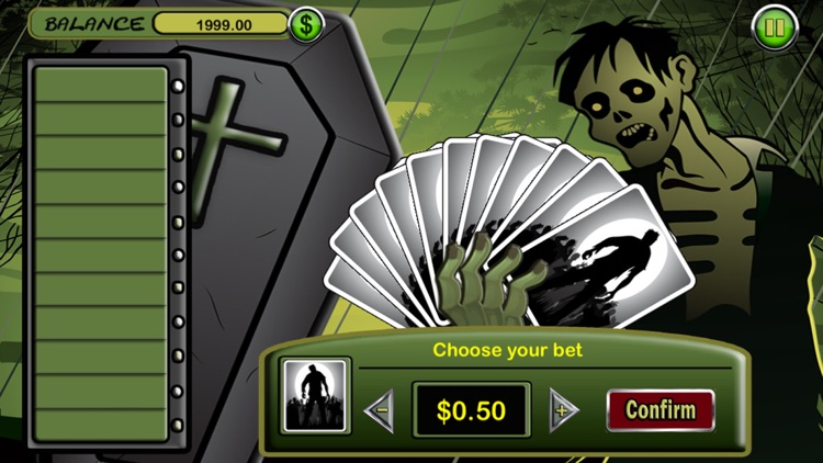 Zombie HiLo Free Card Game