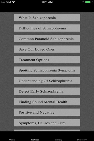 Schizophrenia Symptoms - Myths & Facts screenshot 3