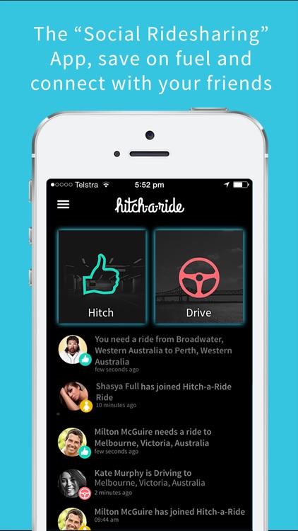 Hitch-A-Ride - Rideshare with Friends!