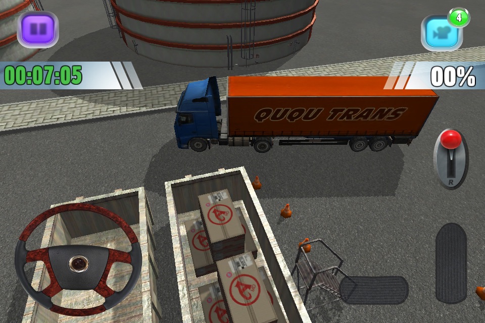 Truck Sim - Free 3D Parking Simulator Game screenshot 3