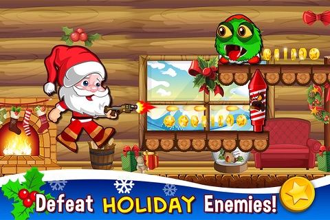 Christmas Santa Run & Shooter Adventure screenshot 2