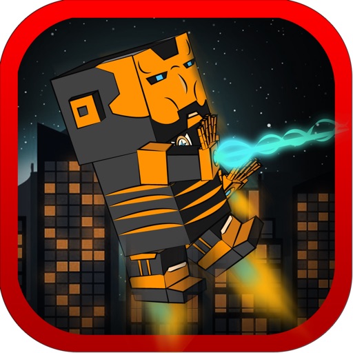 Block Pixel Man Craft Hitter Mania - Godzilla Edition FREE iOS App