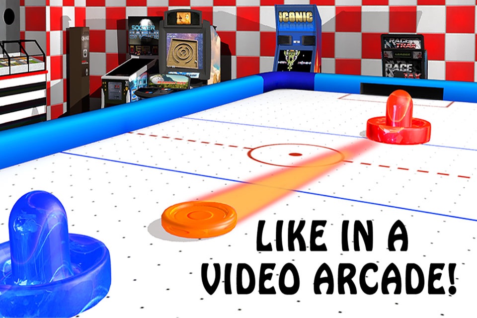 Air Hockey - Ice to Glow Age screenshot 4