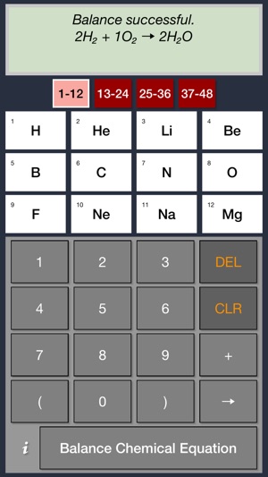 化學方程式配平器(圖1)-速報App