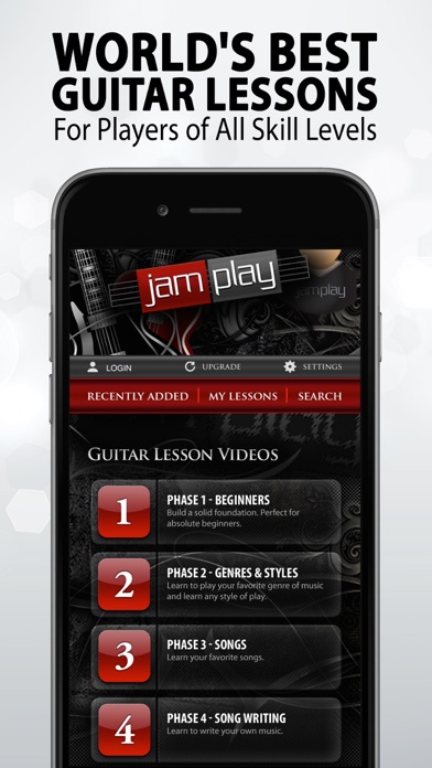How to cancel & delete Guitar Lessons - JamPlay from iphone & ipad 1