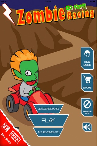 Zombie Racing - Scary Go Kart highway driving into the dead game screenshot 2