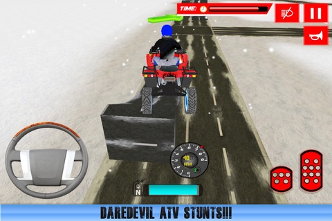 Snow Quad Bike Simulator 3D – Ride the offroad atv & show some extreme stunts screenshot 2