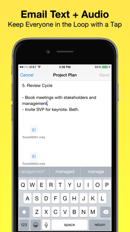 Audio Notebook Pocket: Sound Recorder and Notes screenshot-3