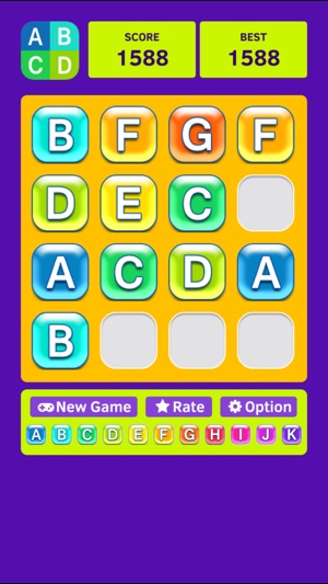 ABCD - 2048 words edition,swipe tile from A to Z letters(圖2)-速報App