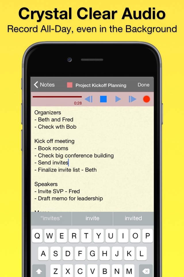 Audio Notebook Pocket screenshot 2