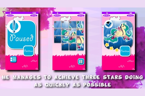 Pony Puzzles Slide screenshot 4