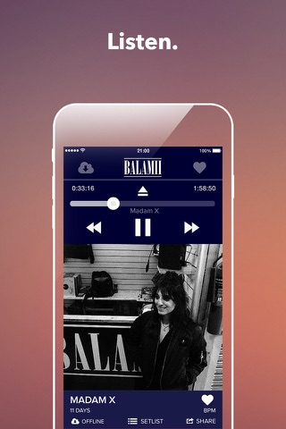 Balamii - Music Player screenshot 3