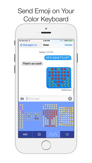 Emoji Emoticons Keypad — Color Keyboard Themes and Emojis Artのおすすめ画像1