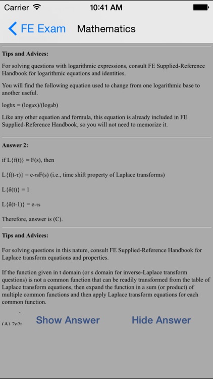 FE Exam Style Review Questions
