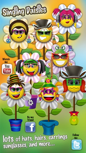 Singing Daisies - a dress up and make up games for kids(圖1)-速報App