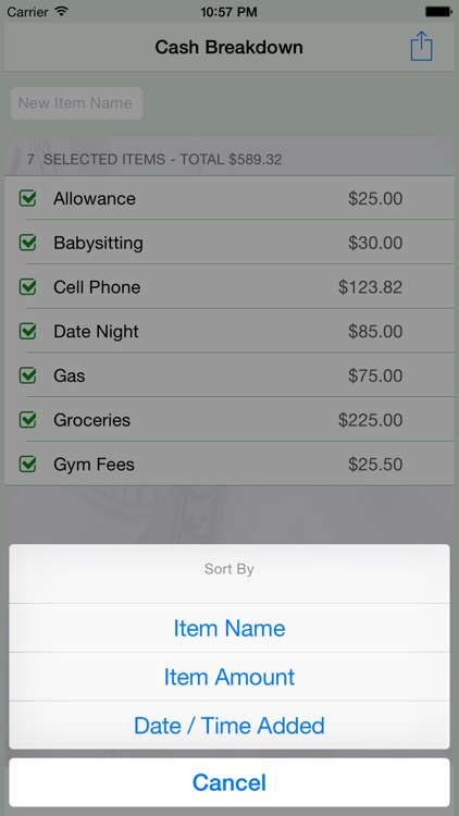 Cash Breakdown screenshot-4