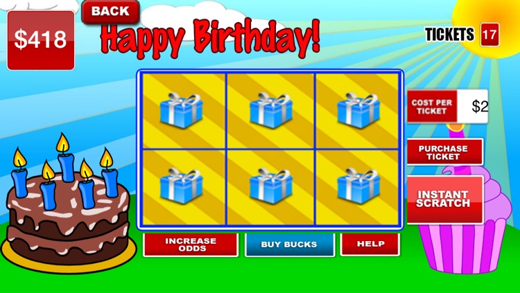 Birthday Party Scratch Off