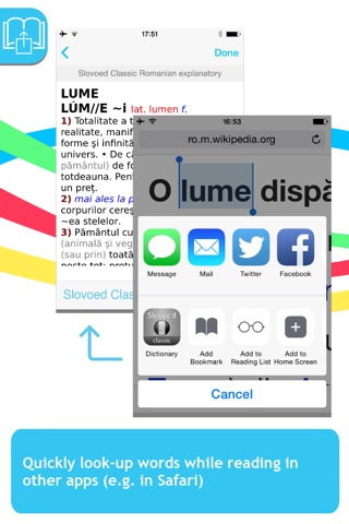 Romanian Explanatory Slovoed Classic dictionary screenshot 3