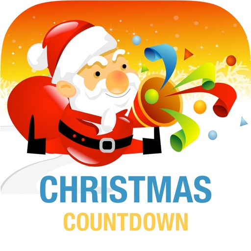 Christmas Countdown + Noel, Santa clause and happy new year icon