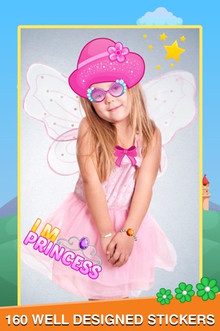 iStickOn Princess Sticker Fairy Dress Up Photo Edition screenshot 4