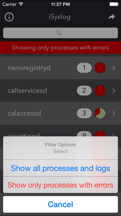 iSyslog - System Monitoring, Analysis & Reporting Screenshot 4