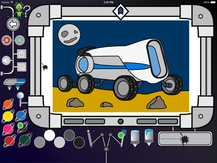 pitchou Space  drawing and painting in space