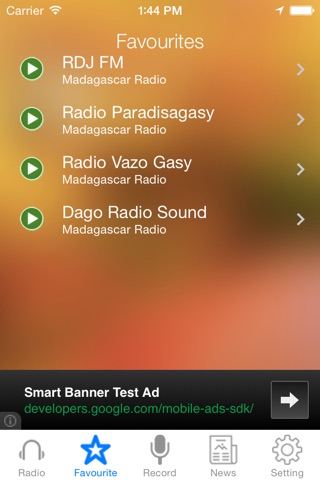 Madagascar Radio News Music Recorder screenshot 3