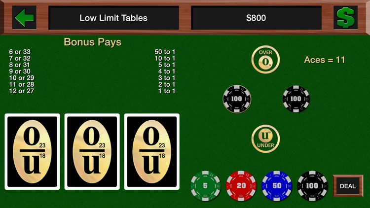 Casino Over Under